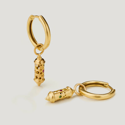 Scepter Charm Earrings - PARI - Ileana Makri store