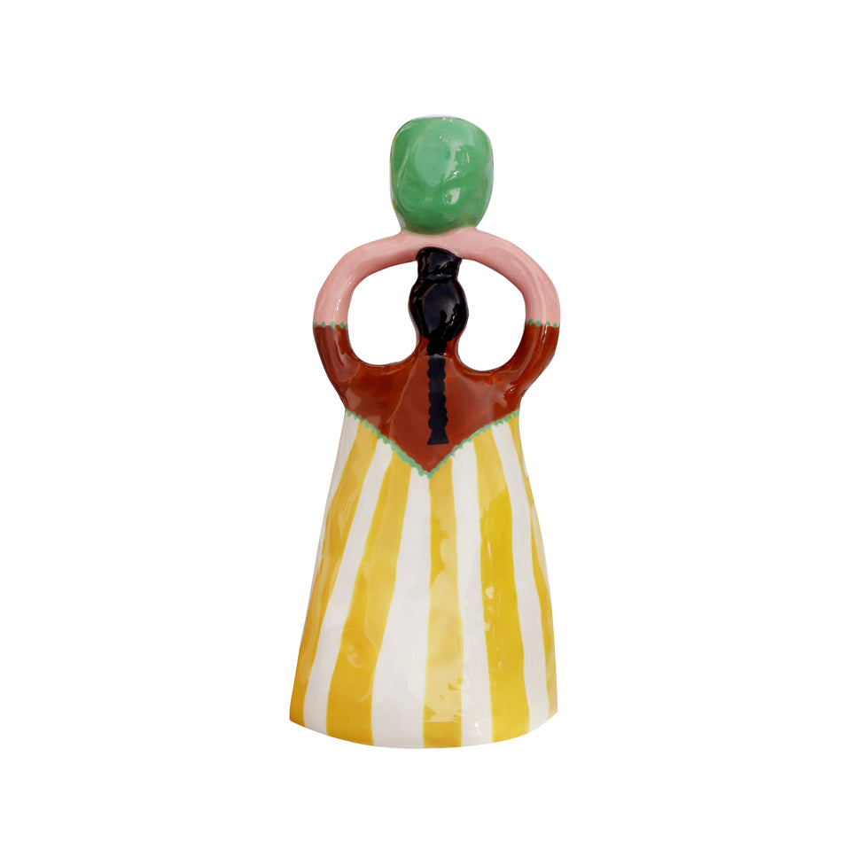 Claudia Yellow Candleholder, Home and Decor, Ileana Makri