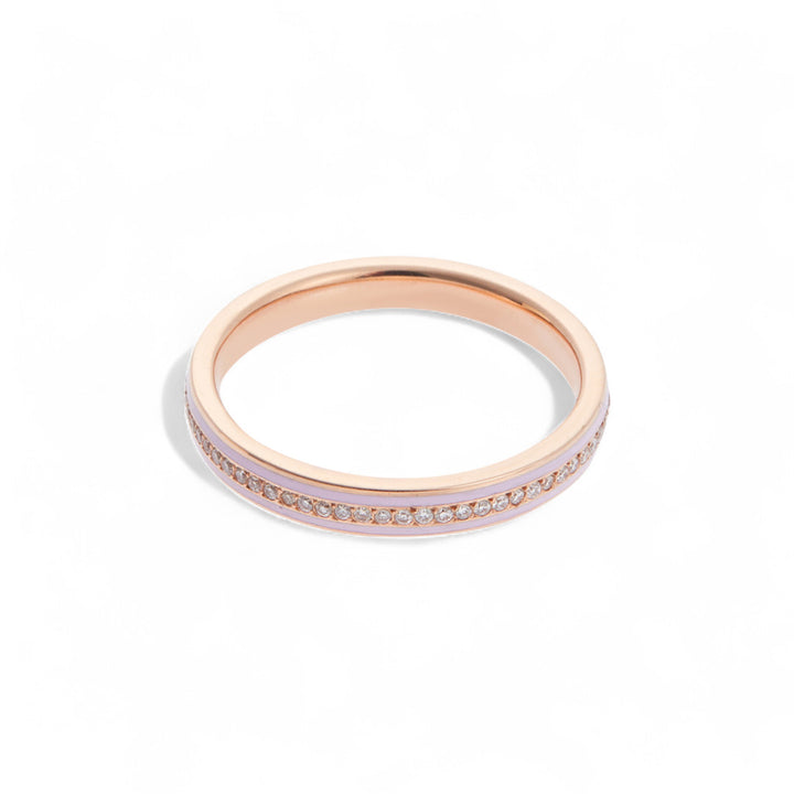 Enamel Thread Band P-D-Pink