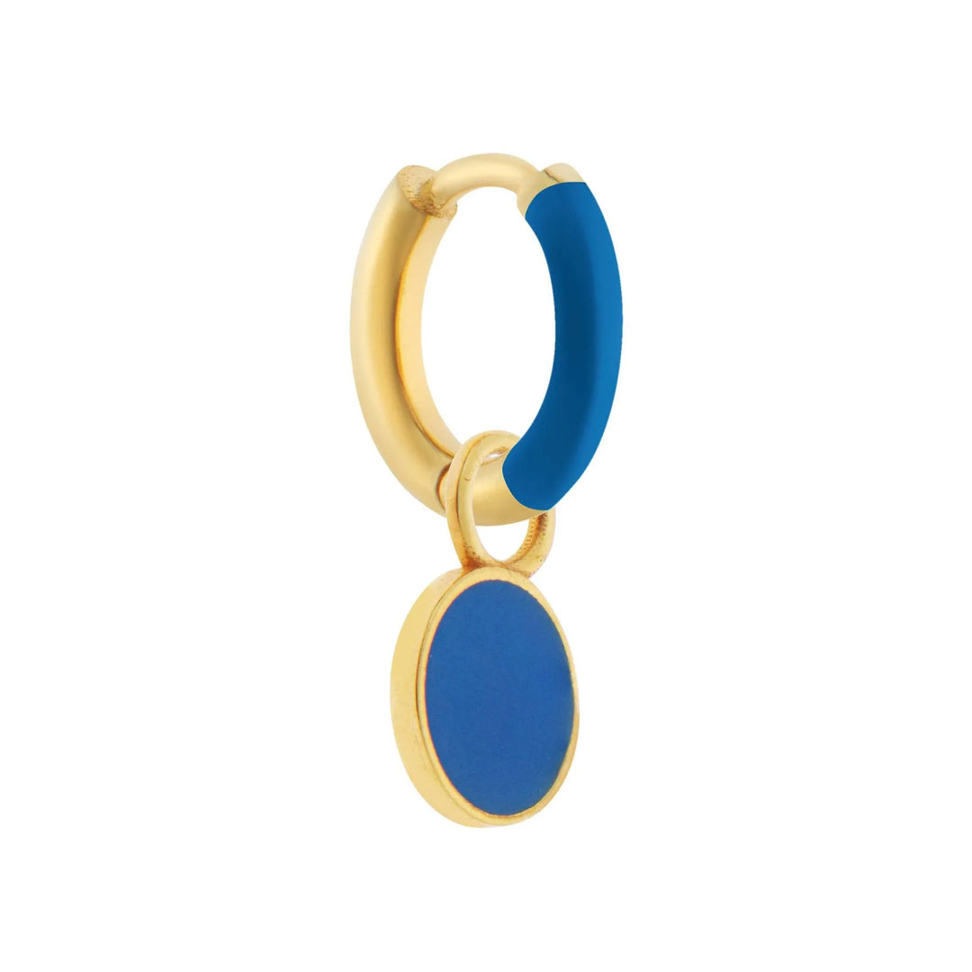 Four-In-One Blue Full Moon Hoops - Eye M by Ileana Makri