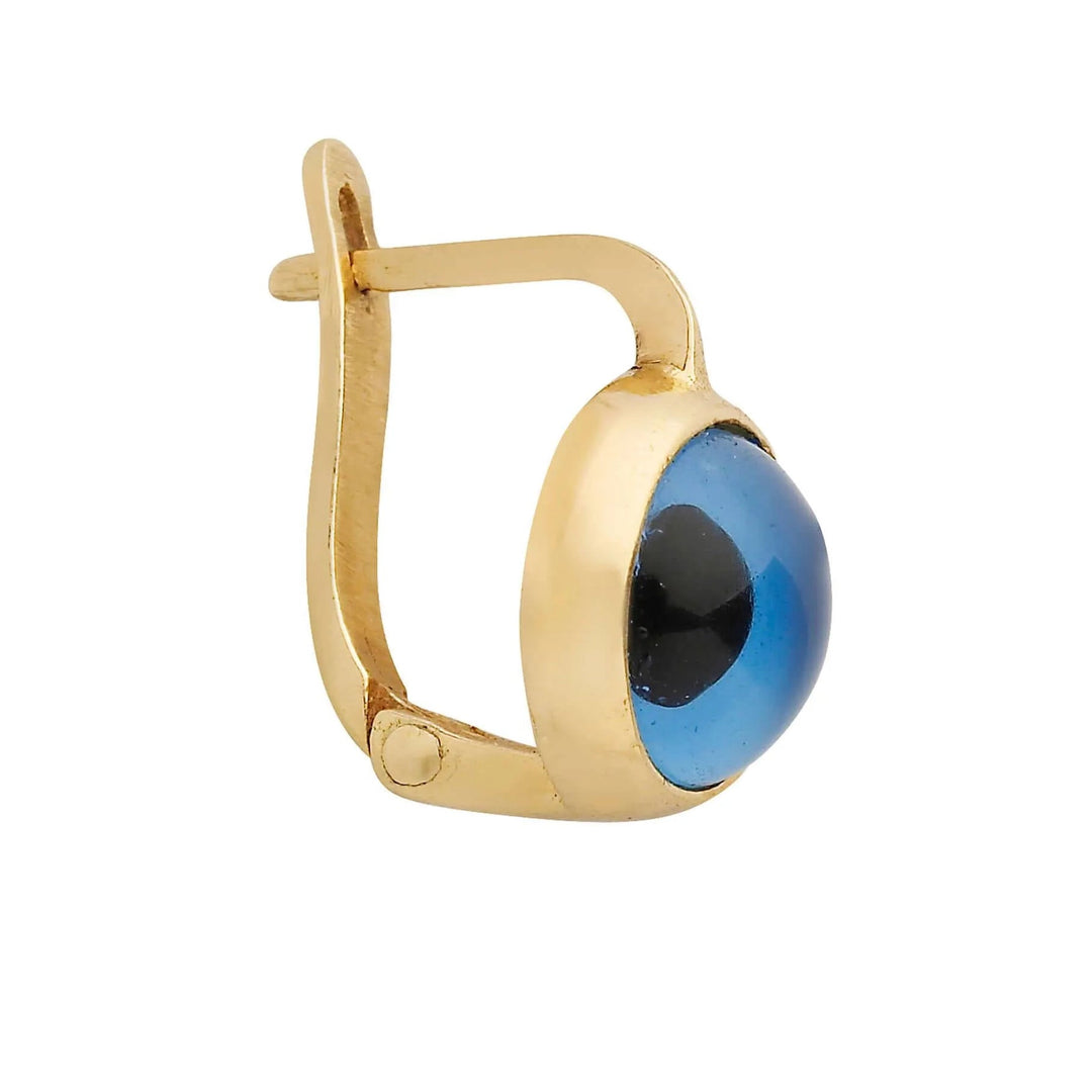 9k gold Evil Eye Plug Earrings - Eye M - Ileana Makri