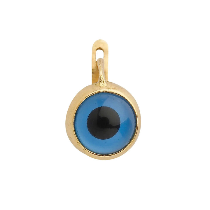 9k gold Evil Eye Plug Earrings - Eye M - Ileana Makri
