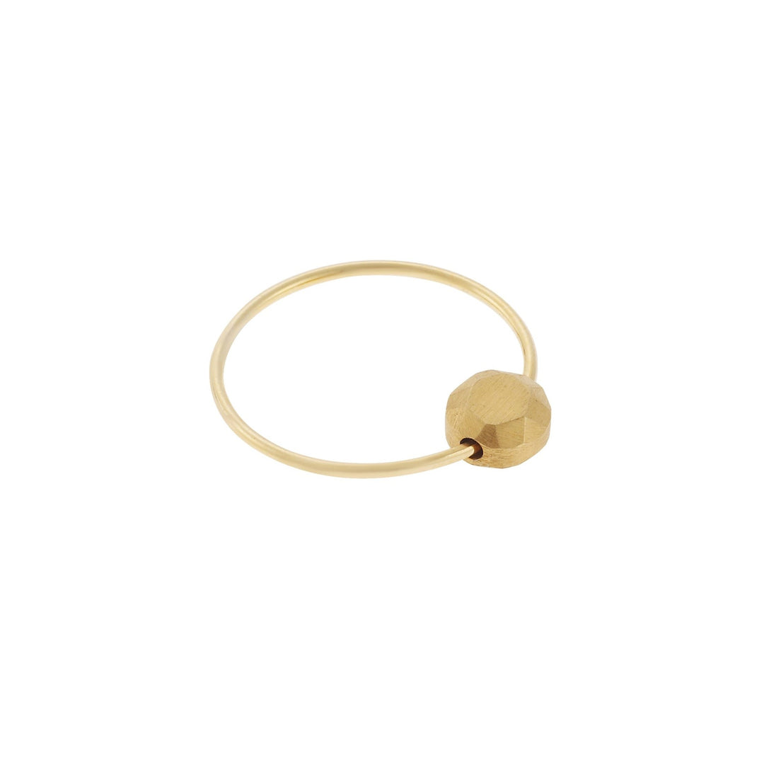 9k Gold Gem Ring - Eye M - Ileana Makri
