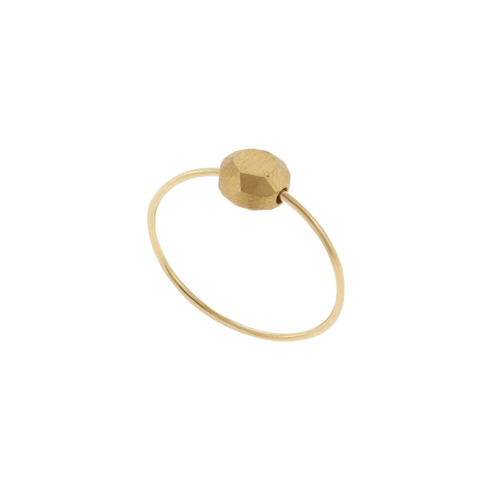 9k Gold Gem Ring - Eye M - Ileana Makri