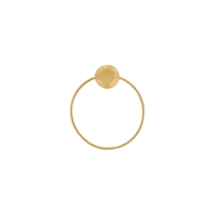 9k Gold Gem Ring - Eye M - Ileana Makri