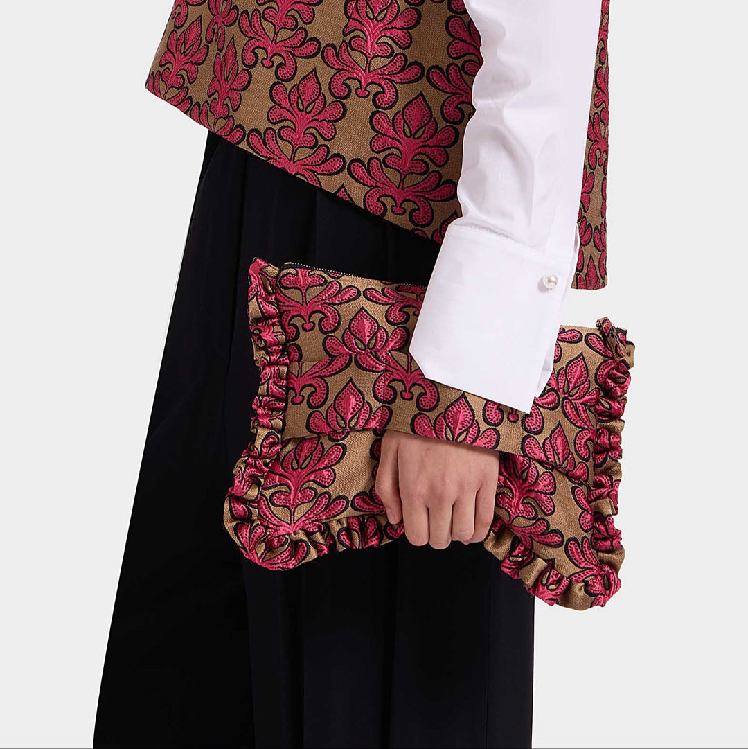 Hand Pochette Herald Fuchsia