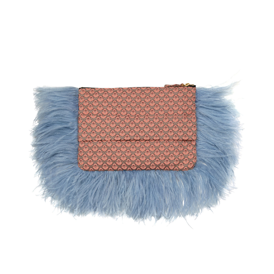 Party Pochette with Feathers