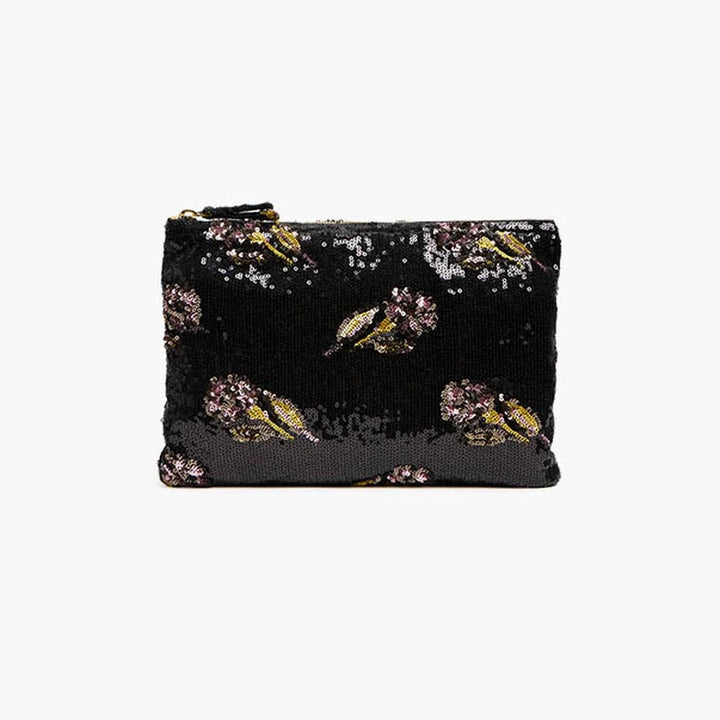 Hand Ruffle Pochette Mayfair Black