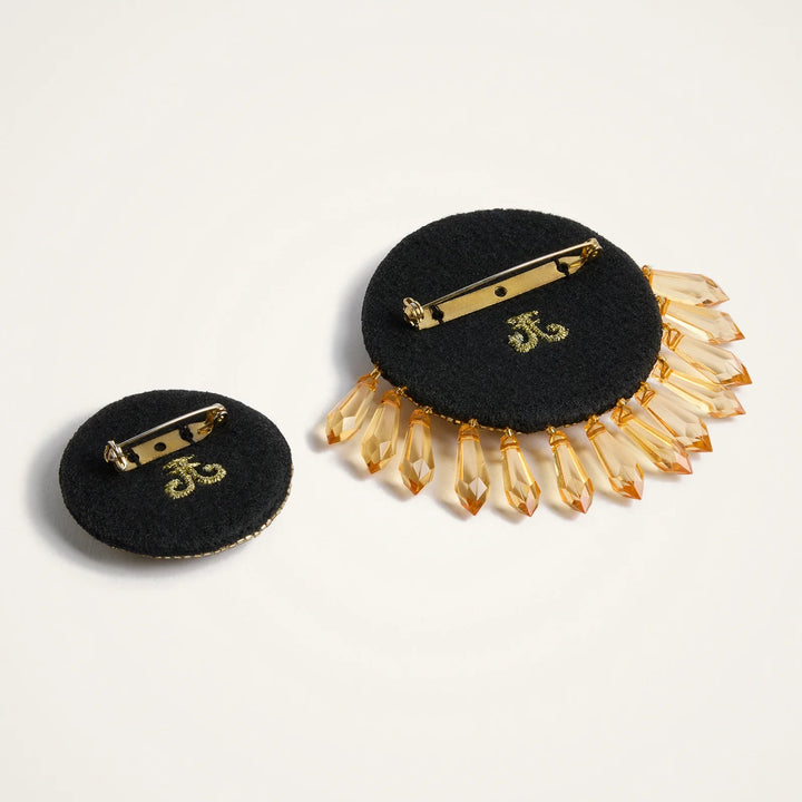 Nucleus Champagne Set of 2 Pins