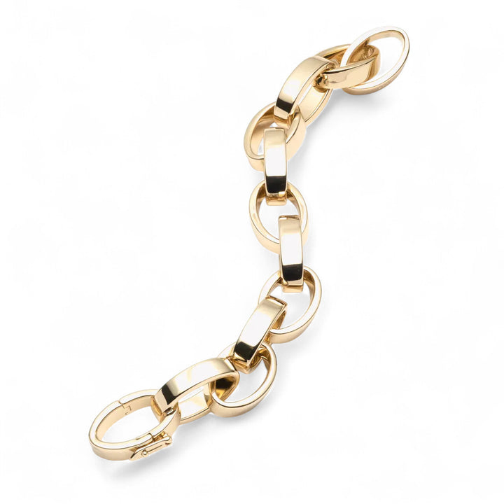 Large Elipse Link Bracelet
