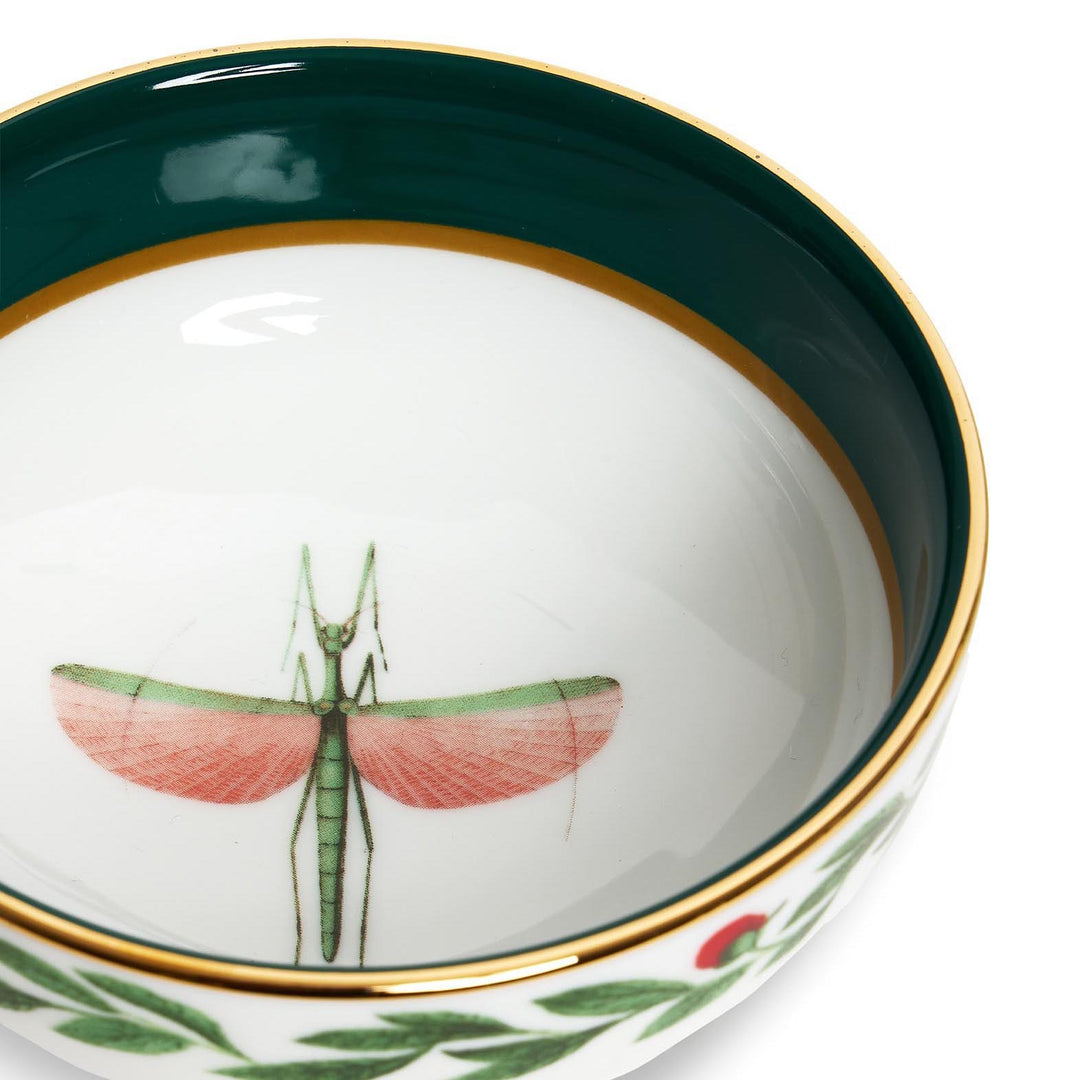 Libellula Green Snack Bowl (Set Of 2)