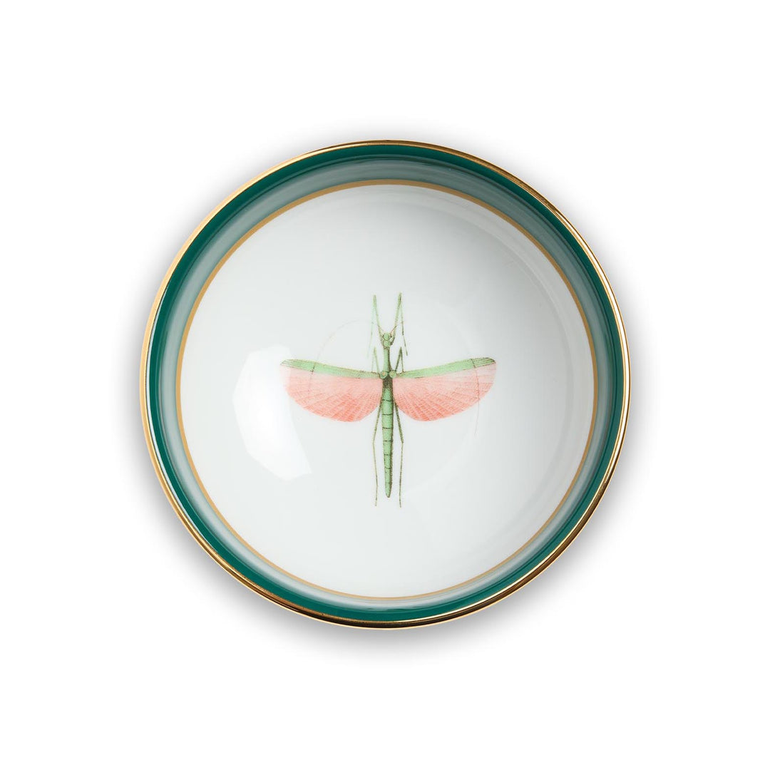 Libellula Green Snack Bowl (Set Of 2)