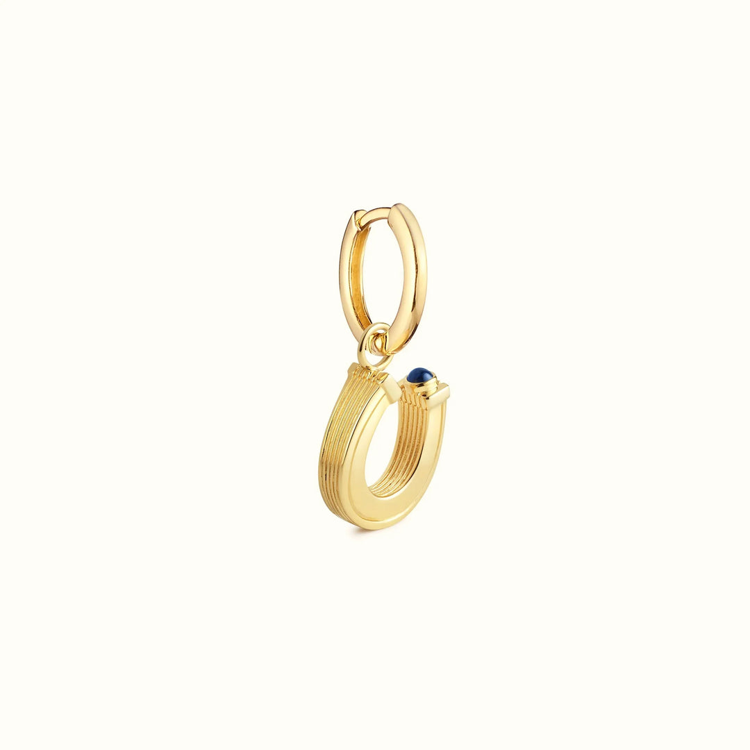 Baby Charm Horseshoe Earring