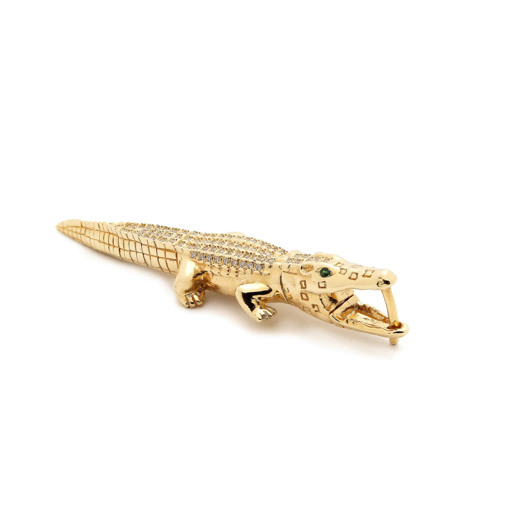 Diamond Alligator Bite Earring - Bibi Van Der Velden - Ileana Makri store