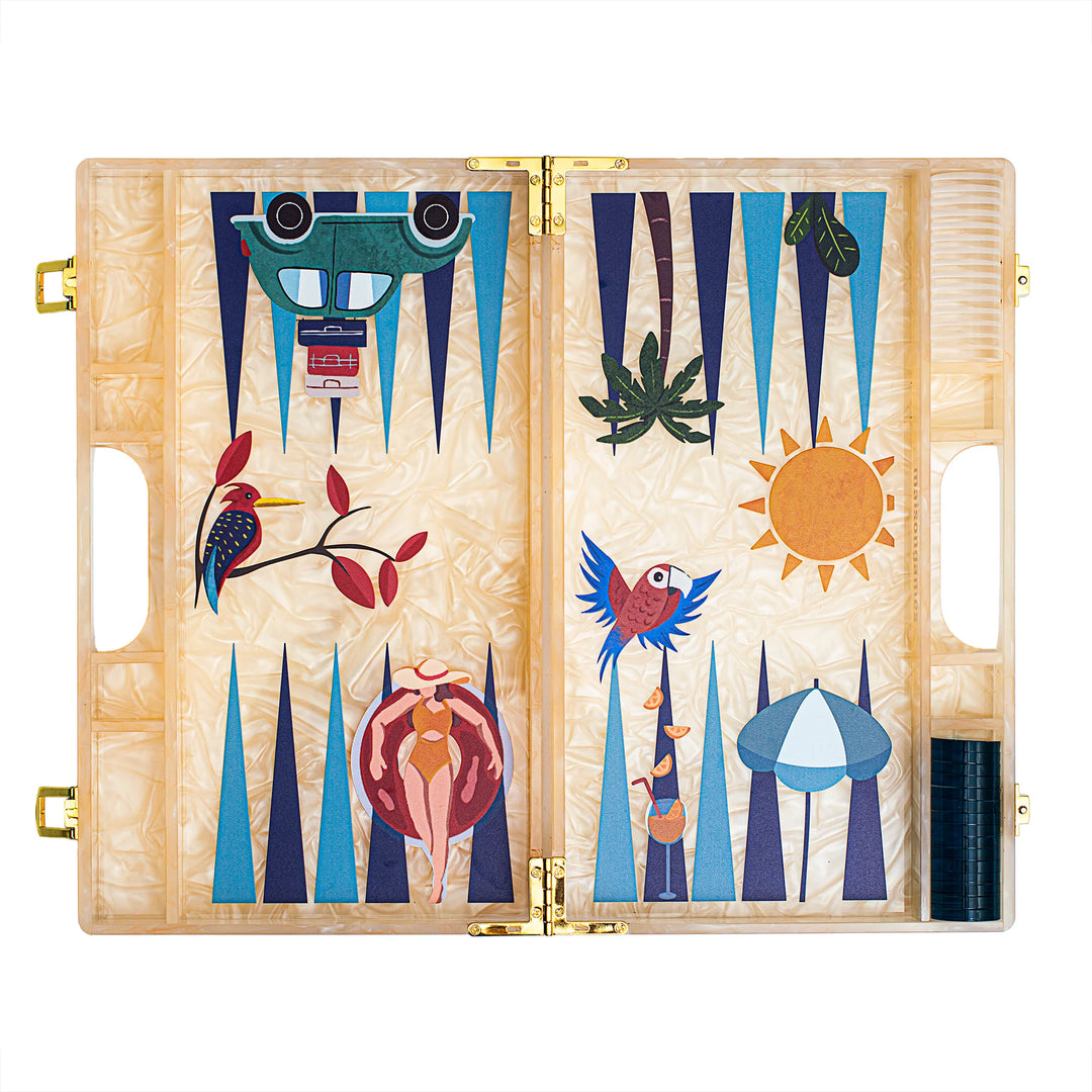 Travel Backgammon, Home and Decor, Ileana Makri