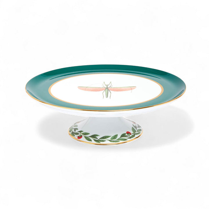 Libellula Green Cake Stand