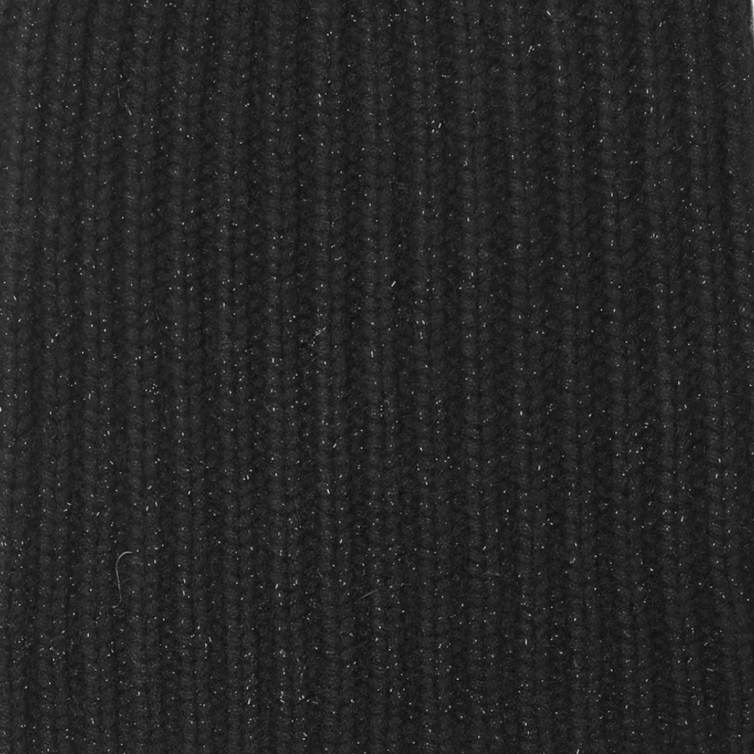 Emma Beanie Caviar Glitter