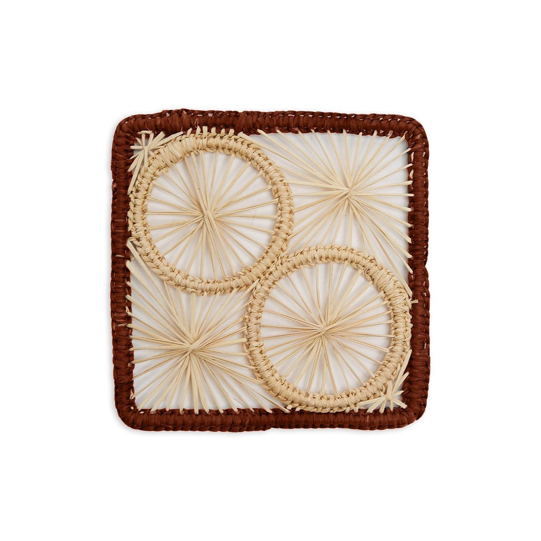 Raffia Coasters (Set Of 4)