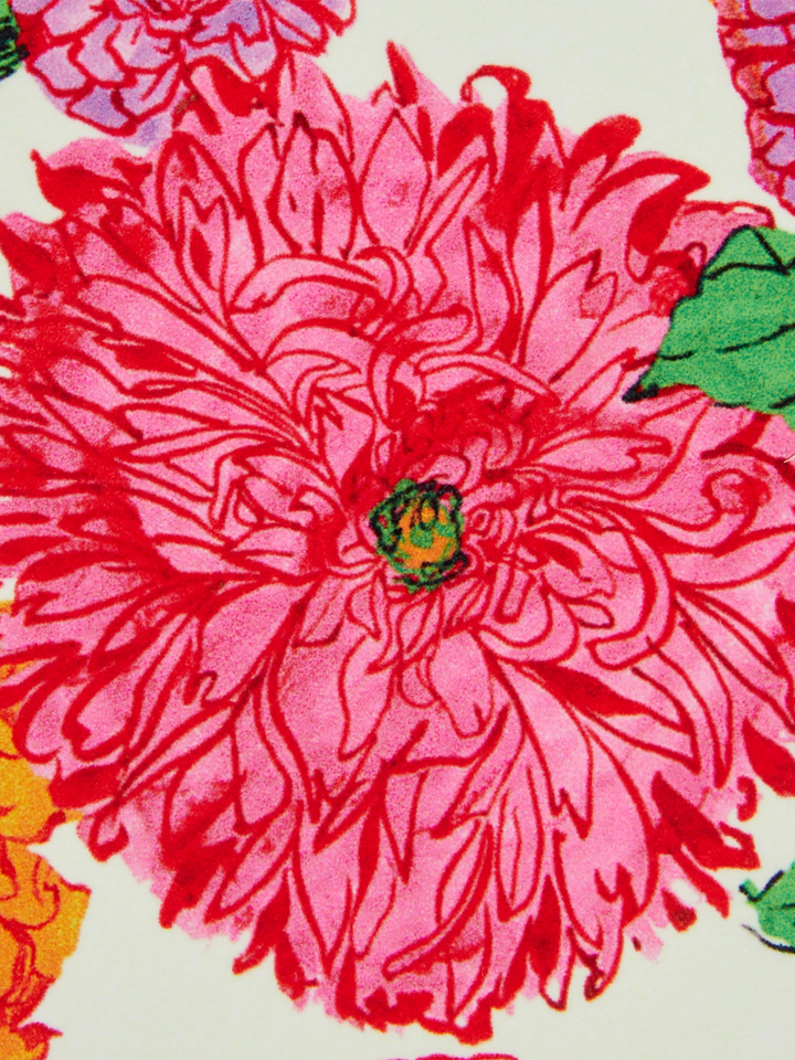 Bright Blooms Disk Coasters (Set Of 4)