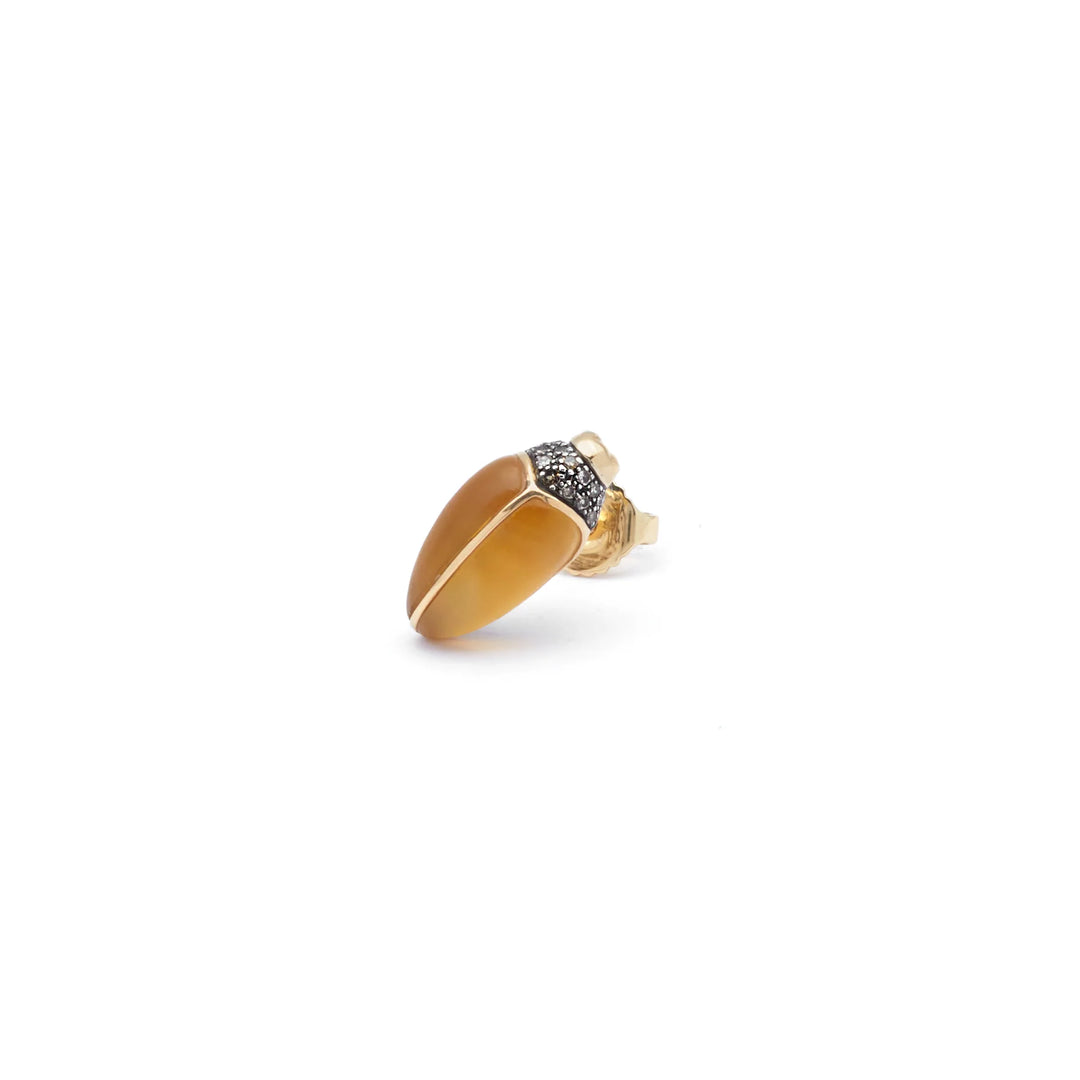 Mini Scarab Citrine Stud, BB-Earrings, Ileana Makri