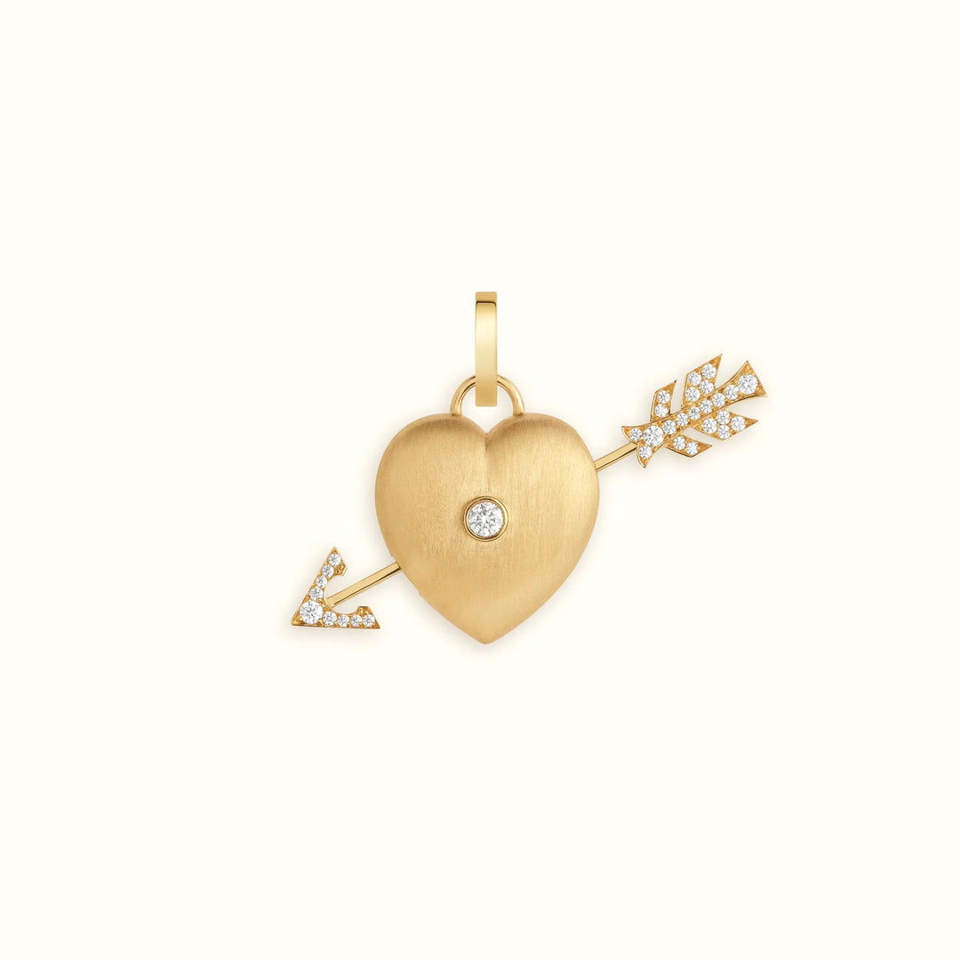 Coeur Percé Charm, Charms & Pendants, Ileana Makri, Charms & Pendants