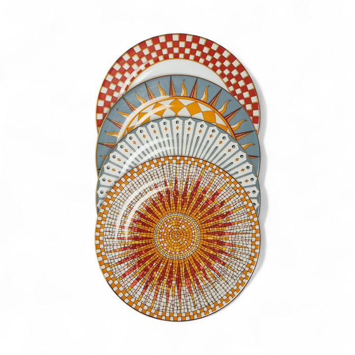 Solar Dessert Plates (Set of 4)
