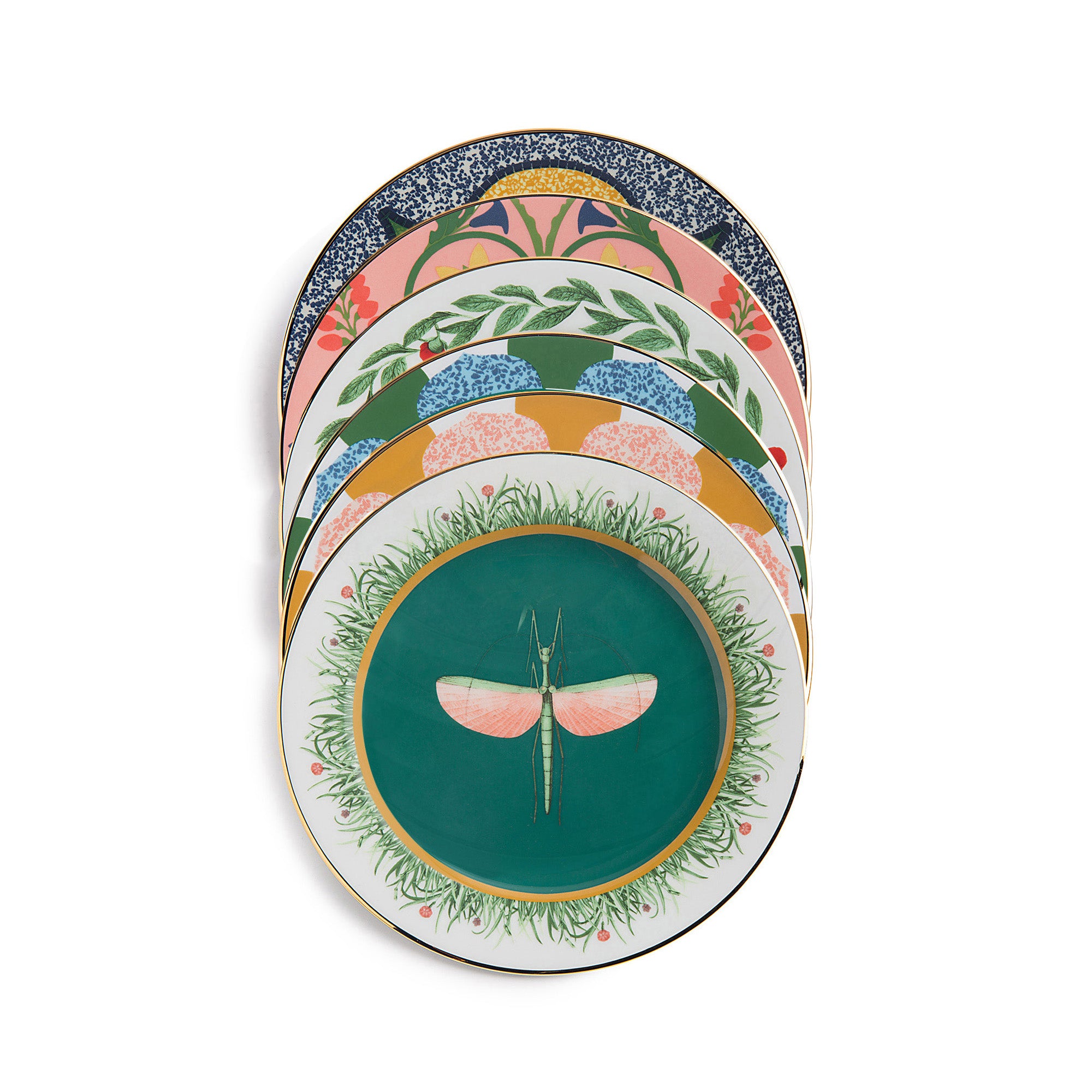 Variety Print Dessert Plates (Set of 6) – Ileana Makri