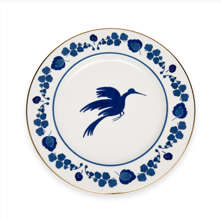 Wildbird Blue Charger Plate