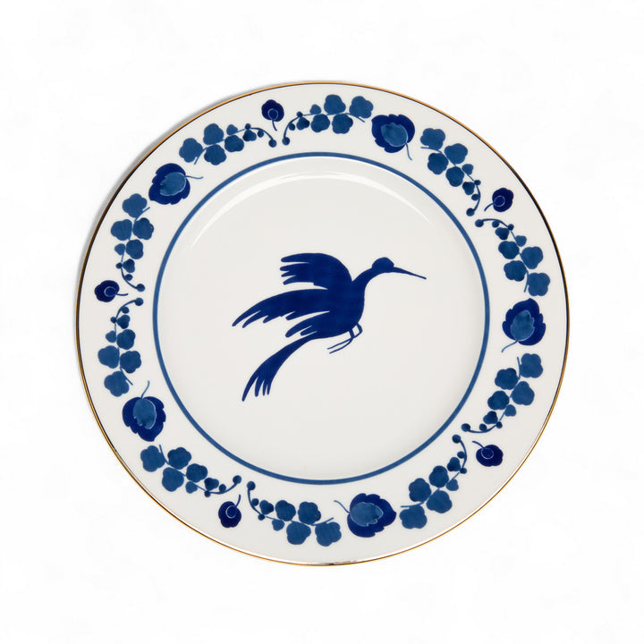 Wildbird Blue Charger Plate