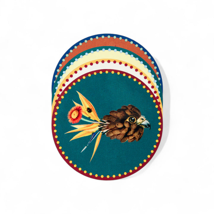 Flying Friends Disk Placemats (Set of 4)