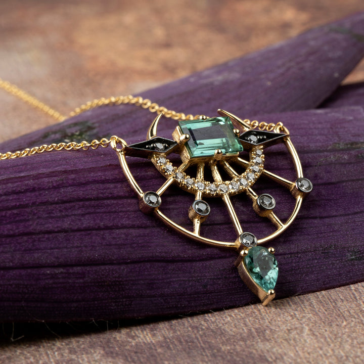 Asteroid Compass Necklace