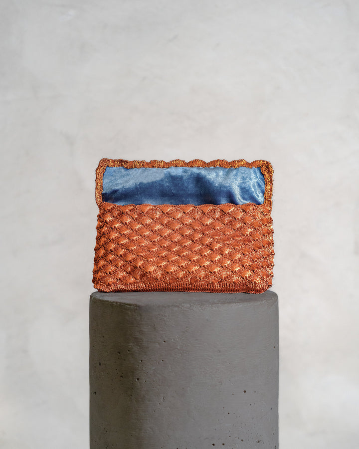 Seashell Clutch Copper