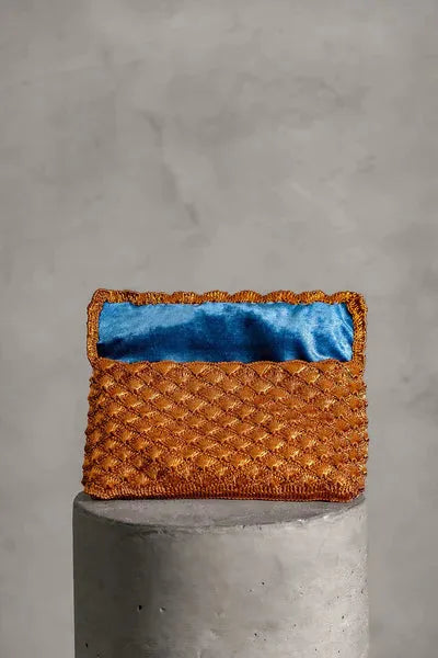 Seashell Clutch Copper