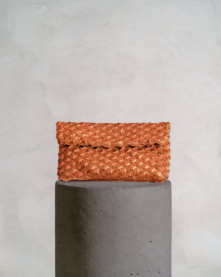 Seashell Clutch Copper