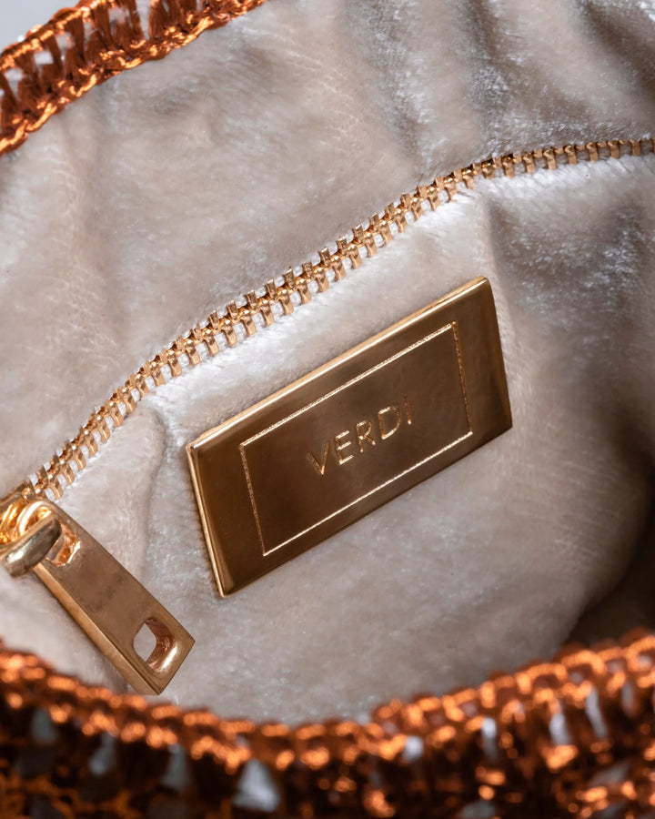 Pineapple Mochila Copper & Beige Lining