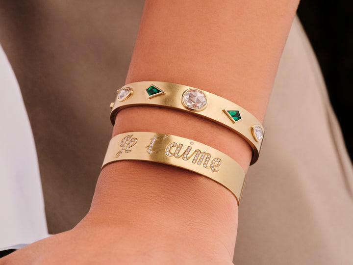 Je t'aime Cuff, Bracelets, Ileana Makri