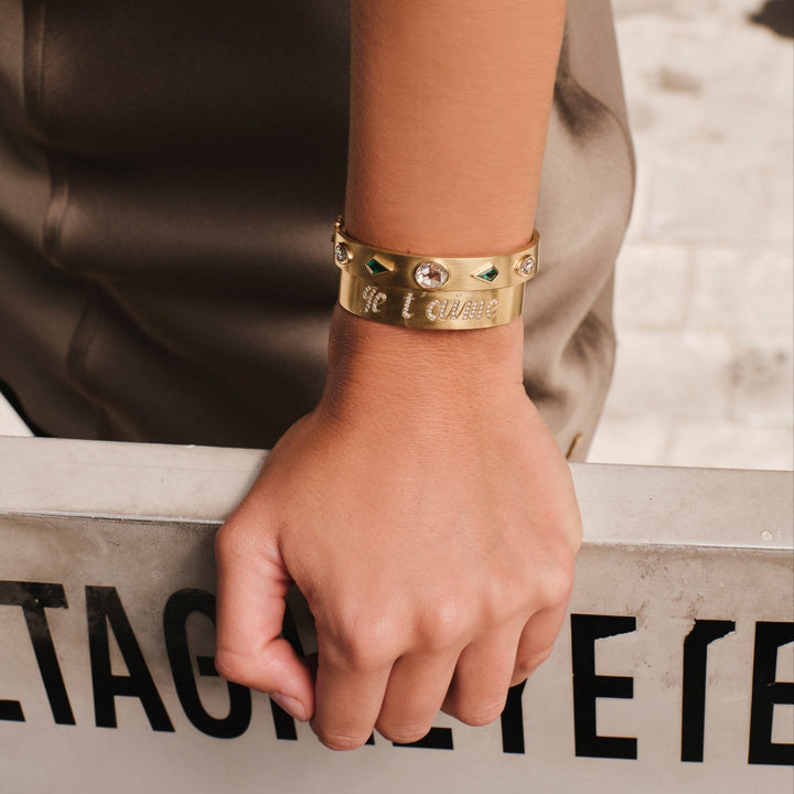 Je t'aime Cuff, Bracelets, Ileana Makri