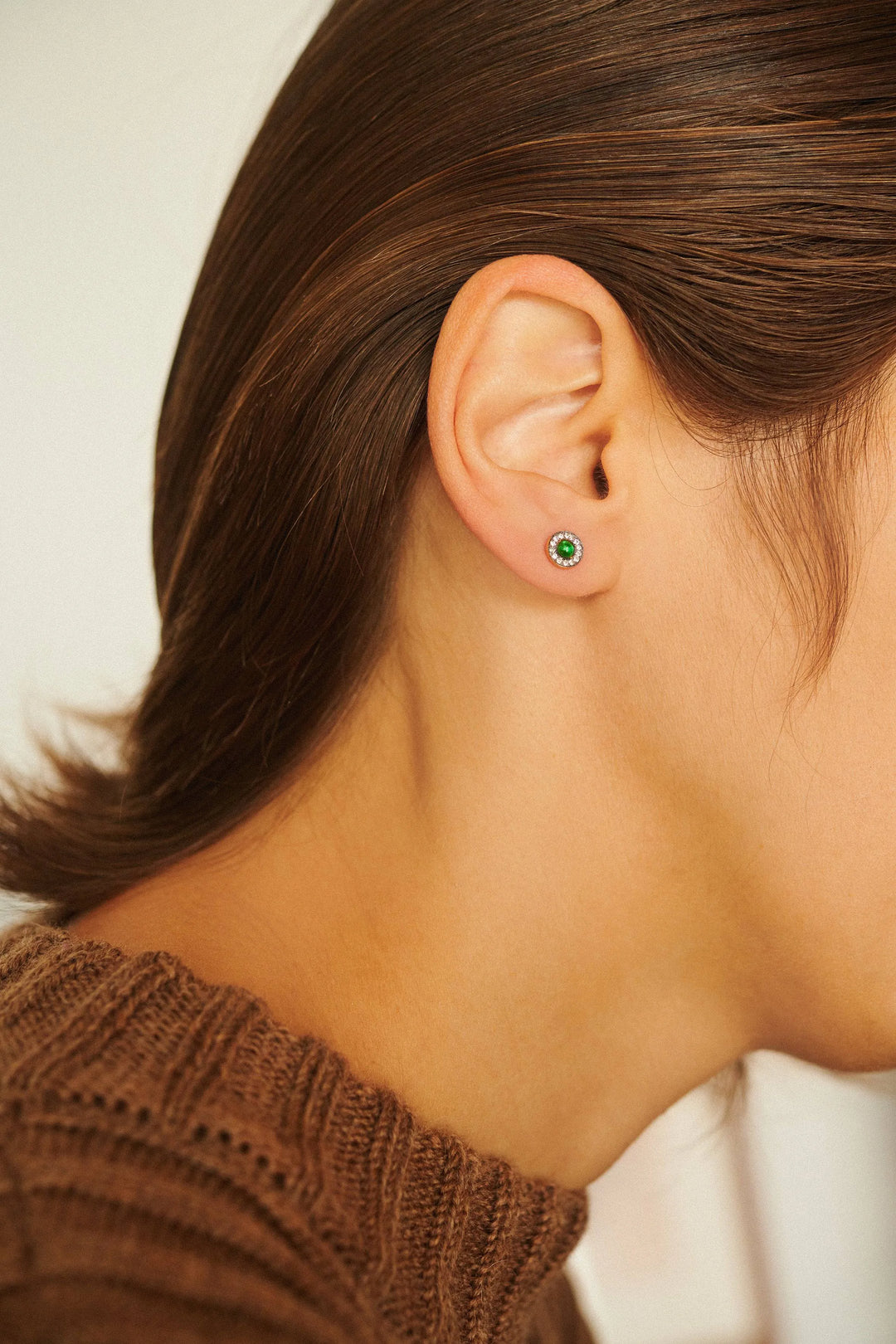 Emerald Sun Studs - Eye M by Ileana Makri