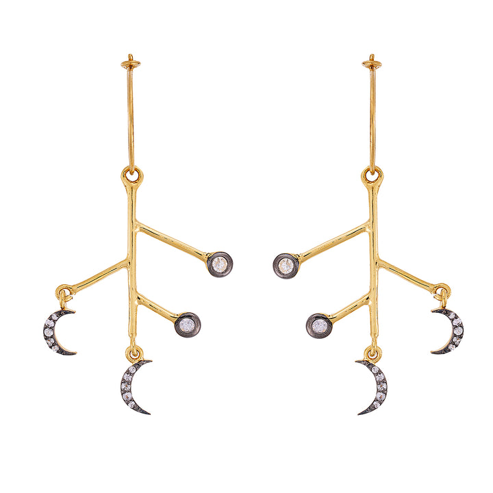 Double Moon Branch Hoops