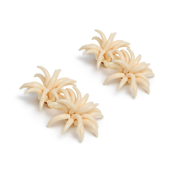 Primavera Earrings Solid Ivory