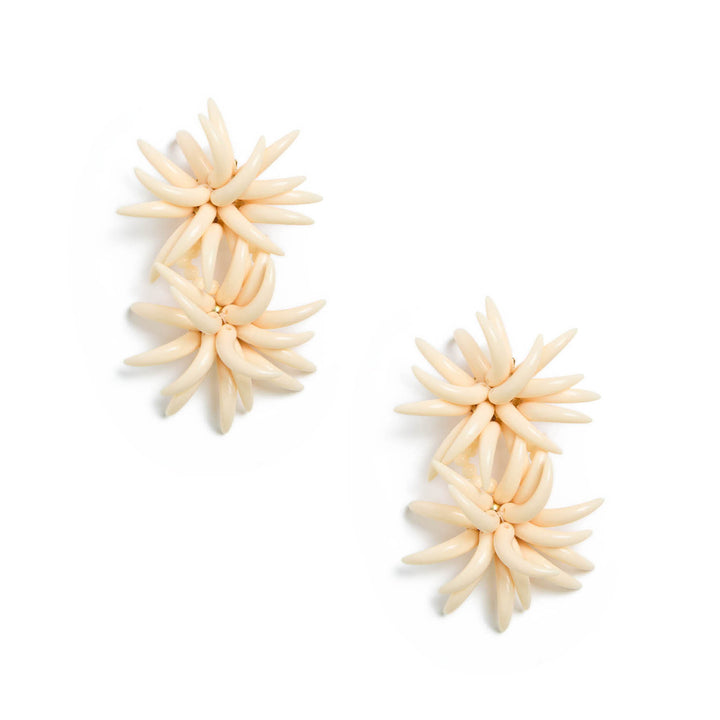 Primavera Earrings Solid Ivory