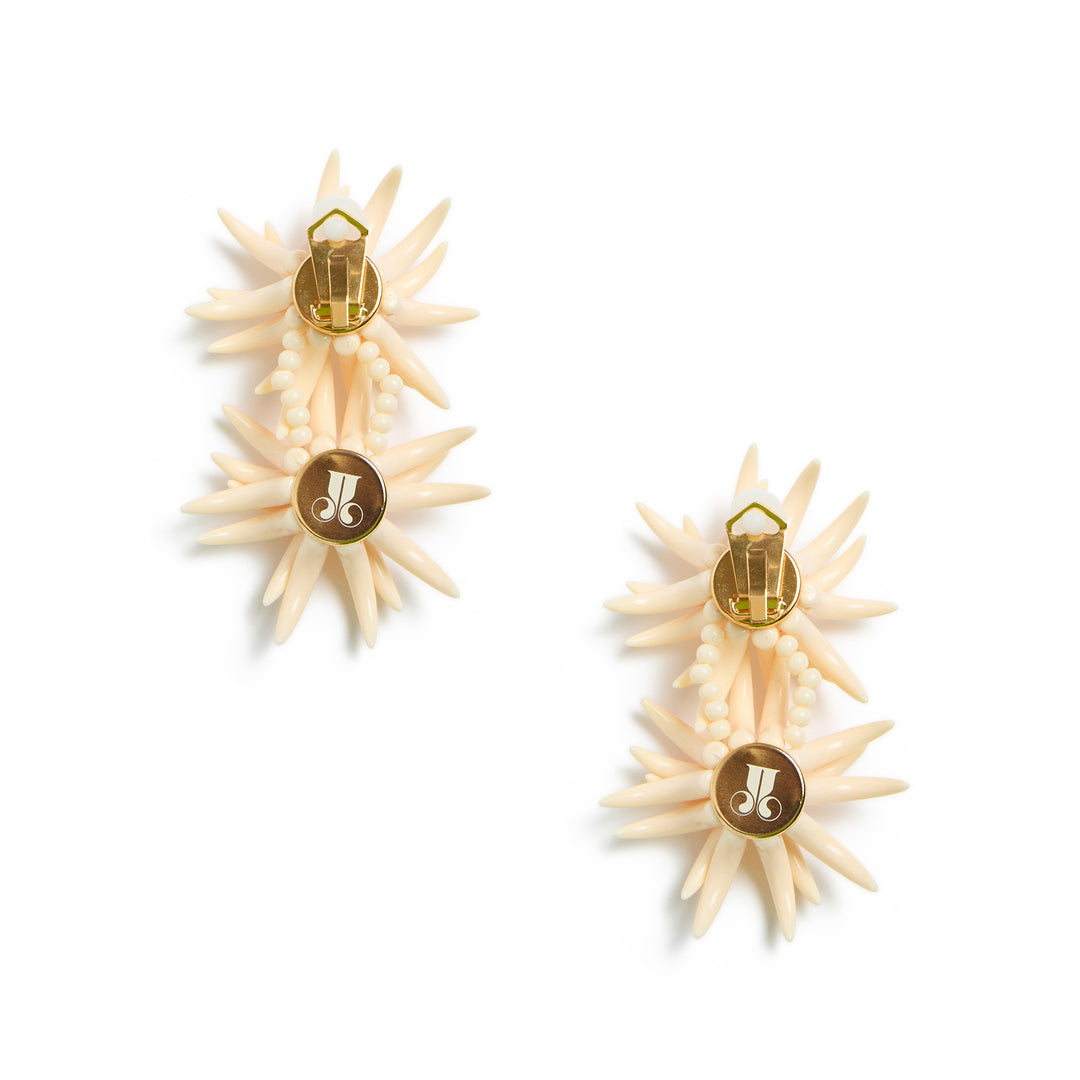 Primavera Earrings Solid Ivory