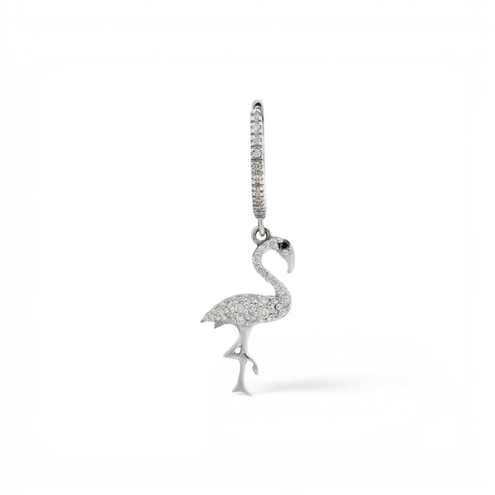 Flamingo Diamond Hoops
