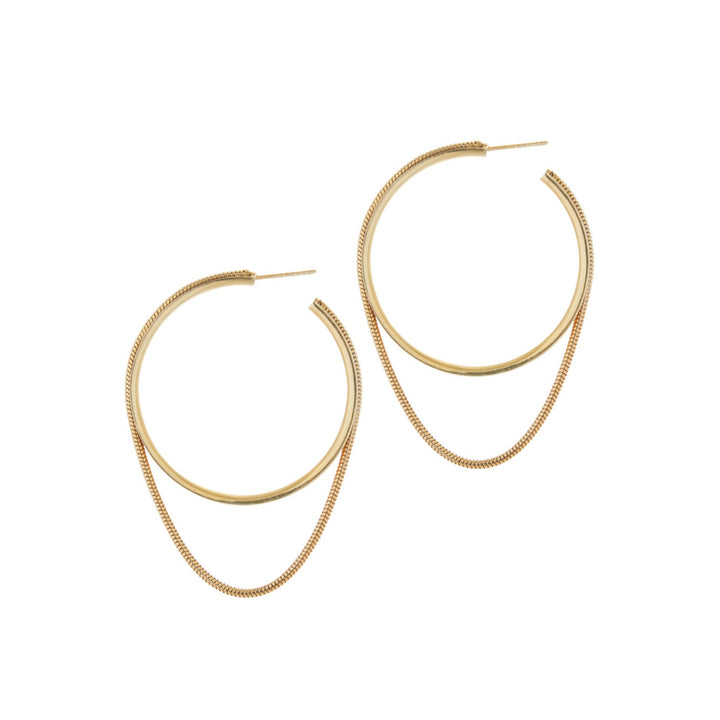 Twinkler Hoop Earrings YG