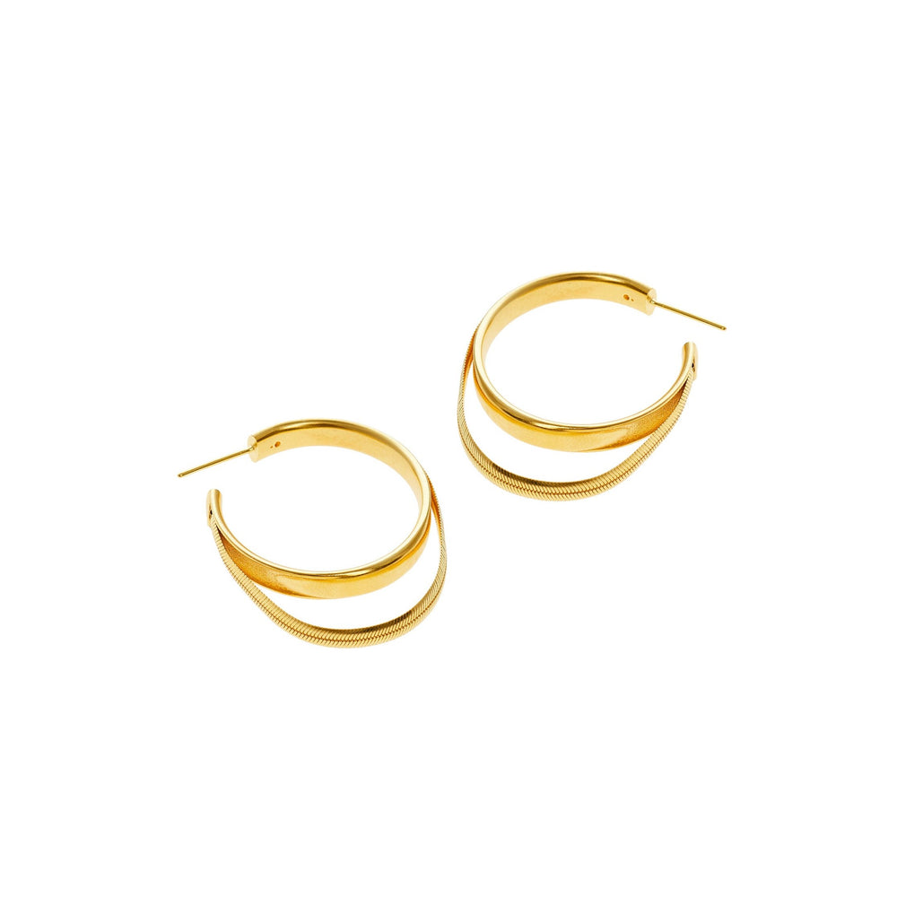 Nataraj Hoop Earrings, Maggoosh-Earrings, Ileana Makri, Earrings