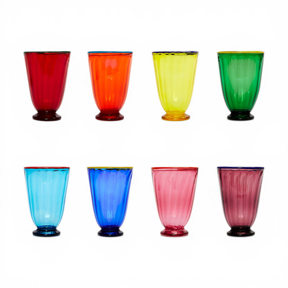 Rainbow Glasses (Set of 8) - Ileana Makri