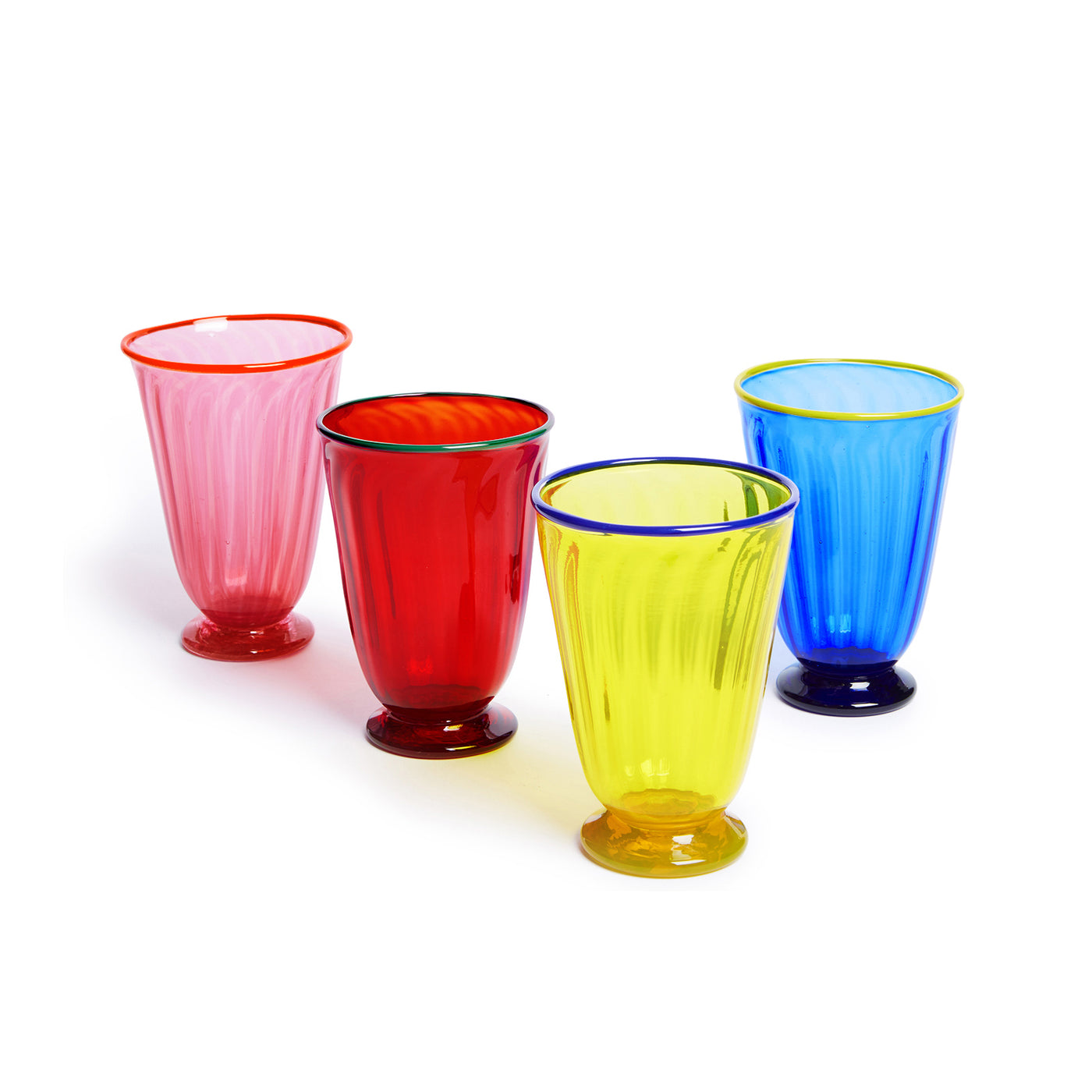Rainbow Glasses (Set of 4)