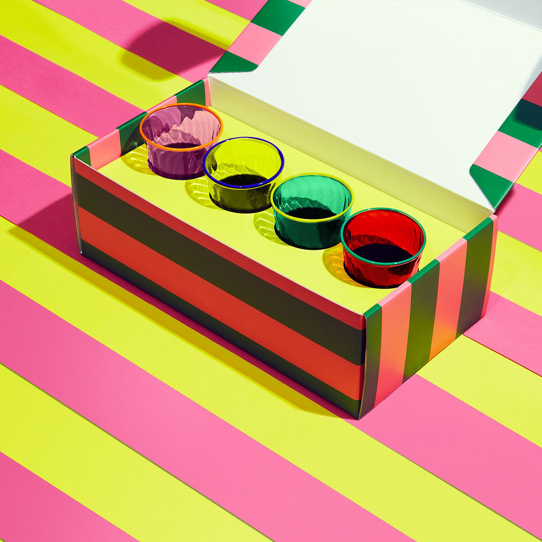 Rainbow Glasses (Set of 4) - Ileana Makri