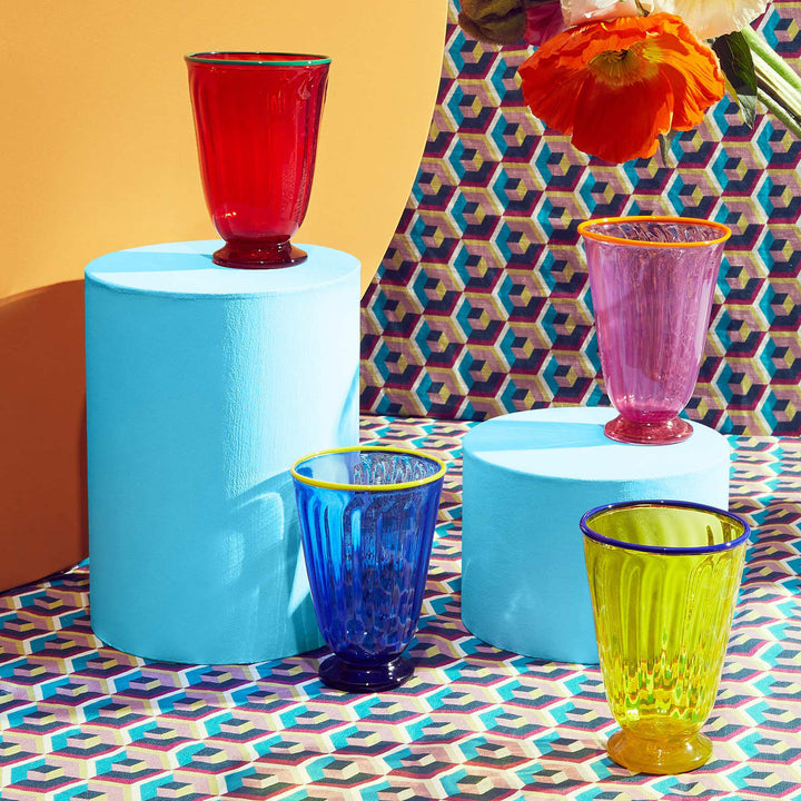 Rainbow Glasses (Set of 4) - Ileana Makri