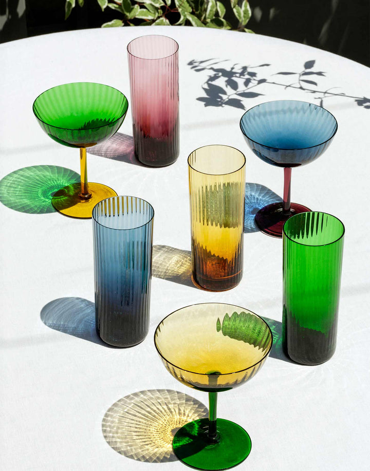 Champagne Coupe Giallo (Set of 4), Home and Decor, Ileana Makri